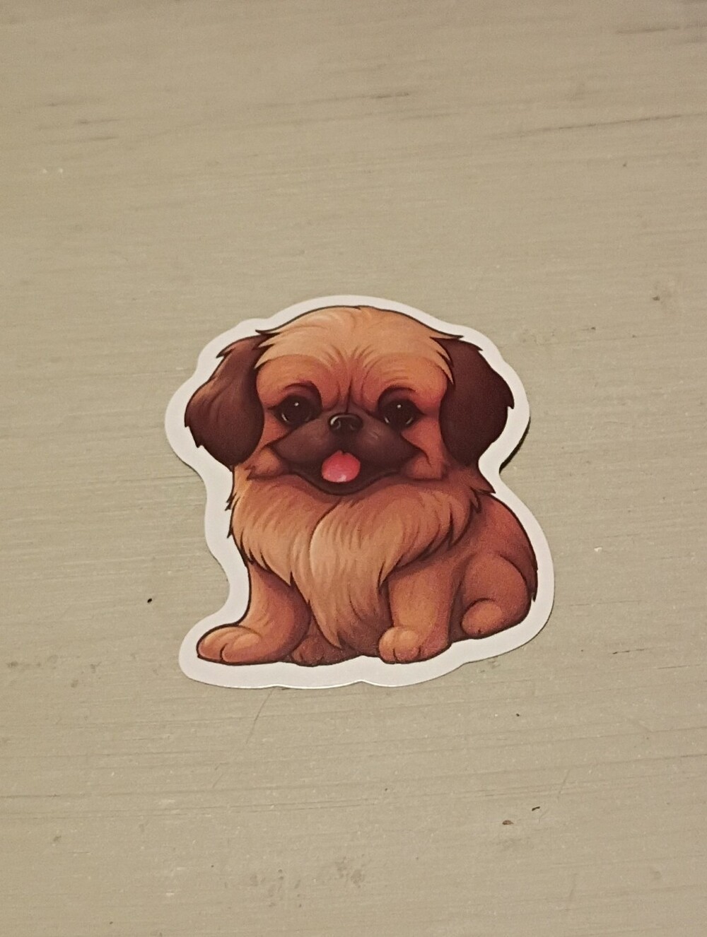 10/$10 Stickers Decal - Pekingese Puppy Kawaii Animal Sticker - Brand New